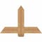 Ekena Millwork Eugene Smooth Timber Gable Bracket, Western Red Cedar, 36"W x 24"H x 1 1/2"D x 5 1/2"F, 16/12 Pitch GBW036X24X0206EUG00SWR - alternate 1
